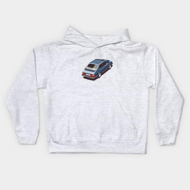 Saab 900 Kids Hoodie by TheArchitectsGarage